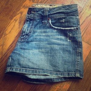 Bongo distressed jean shorts